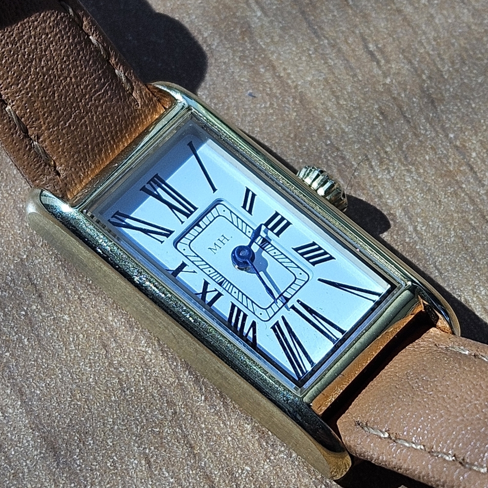 March Hare Kimsey Petite Brown Leather Strap Women's Watch - Picture 3 of 11